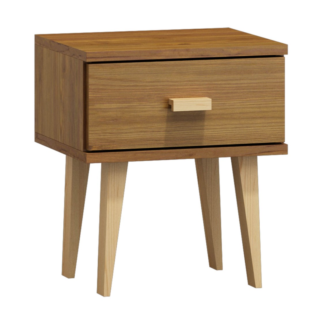 Szafka nocna skandynawska sosnowa  Venuci  dąb