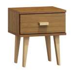 Szafka nocna skandynawska sosnowa  Venuci  dąb