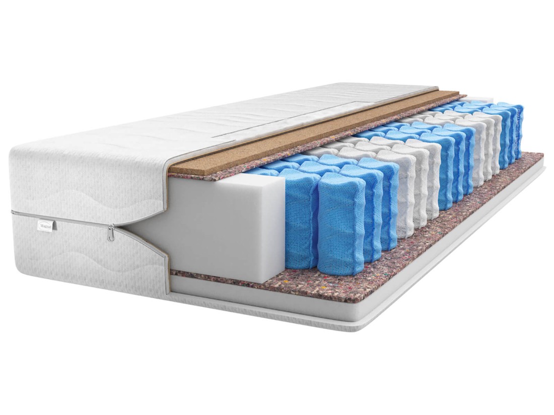 Materac kieszeniowy 140x200cm z matą kokosową Tasmania