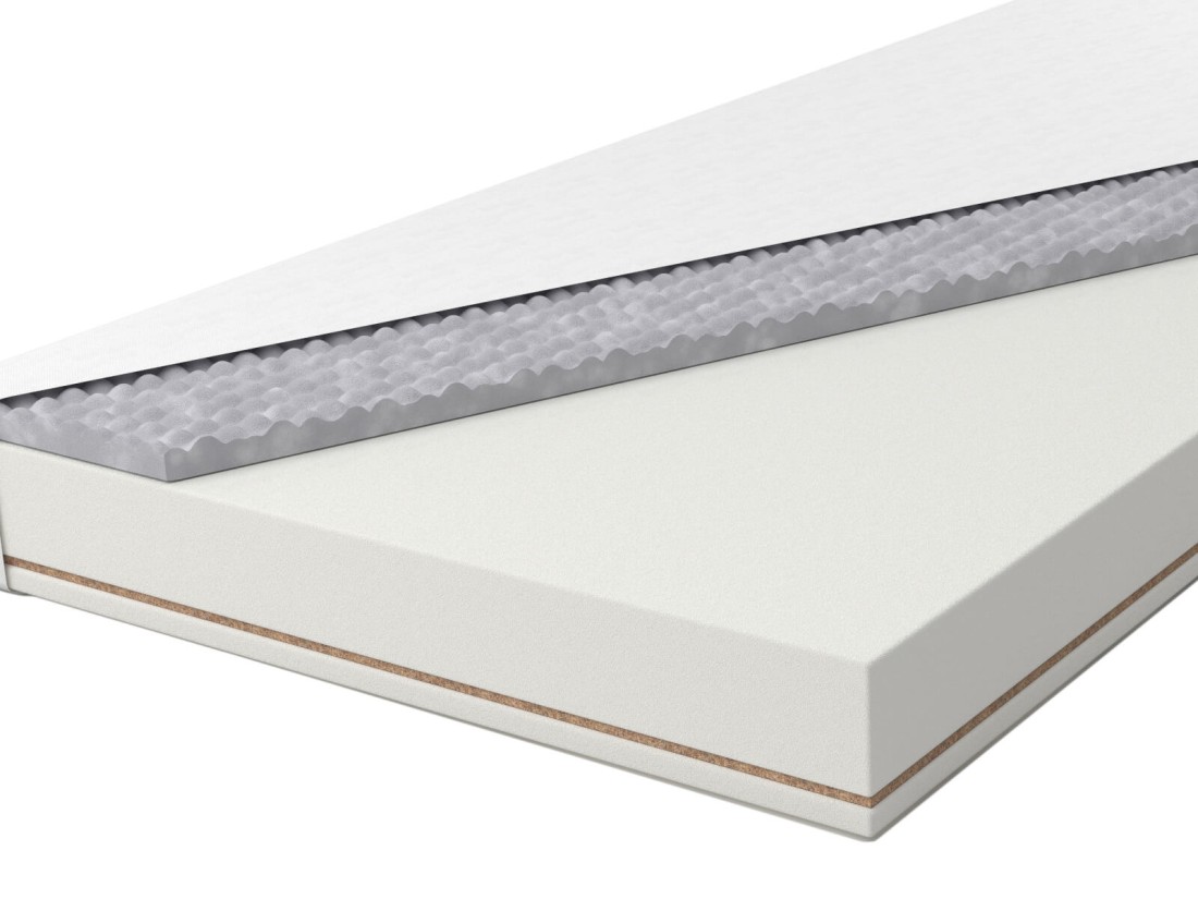 Materac piankowy 90x200 cm z matą kokosową Celesta