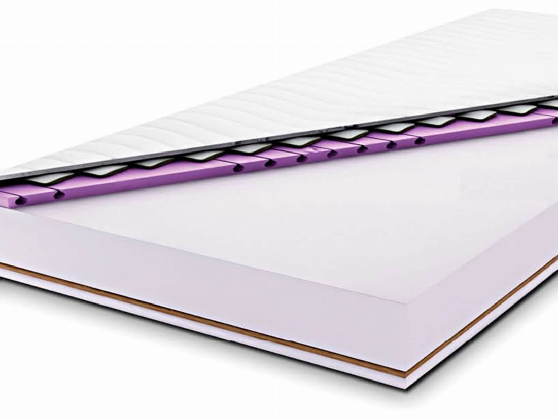 Materac piankowy wysokoelastyczny 160x200 cm z matą kokosową Libra