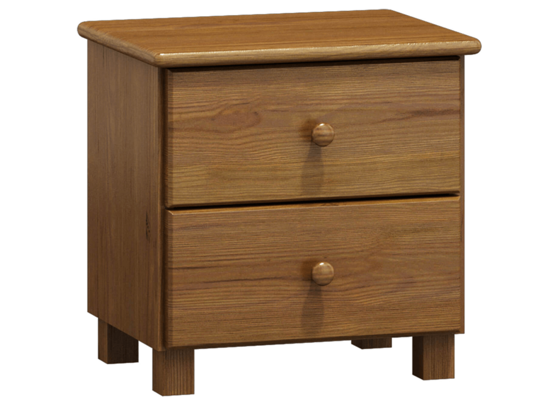 Szafka nocna sosnowa TINA dąb