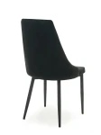 Krzesło Tapicerowane Paulo Velvet Czarne