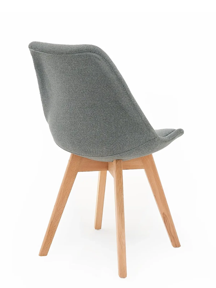 Krzesło Tapicerowane Skandynawskie Andre Szare