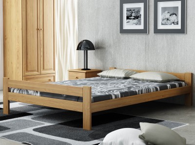 Łóżko drewniane 120x200 Prima dąb