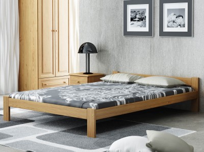 Łóżko drewniane 120x200 Naba dąb