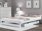Łóżko drewniane 140x200 Inter białe