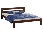Łóżko z materacem 160x200 Mato orzech
