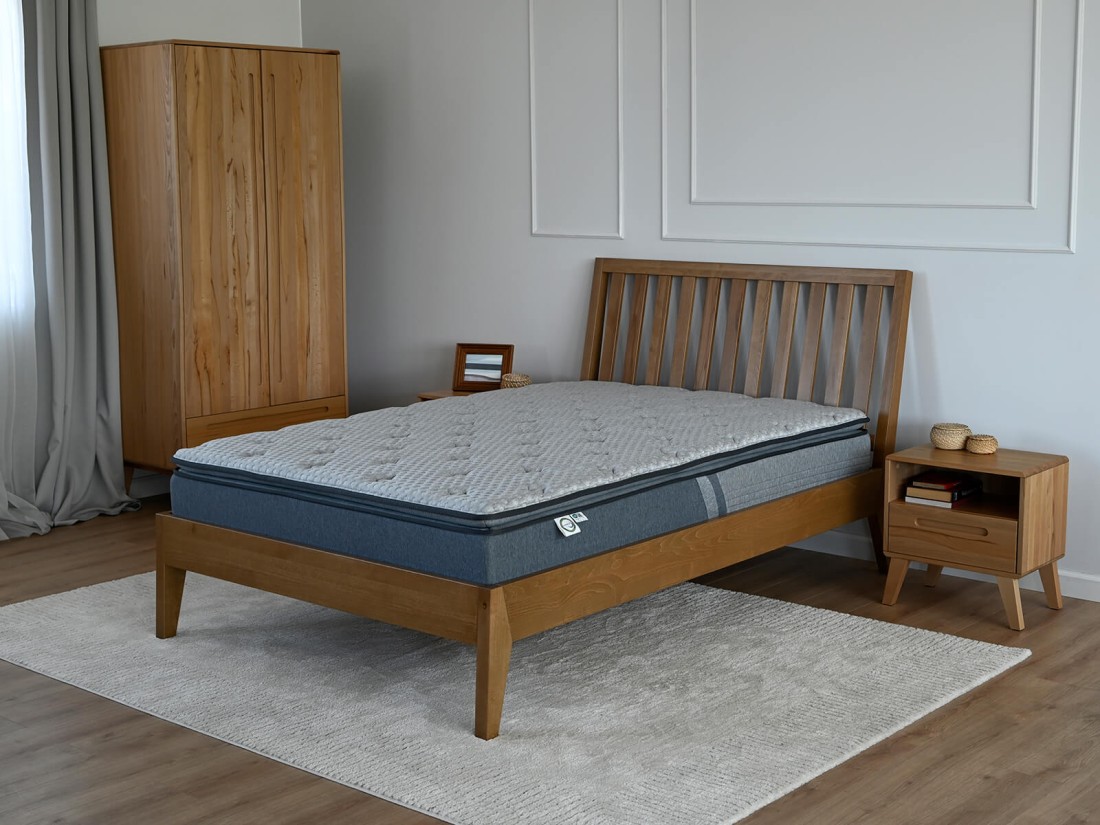 Materac kieszeniowy Premium 160x200 z pianką profilowaną Hera