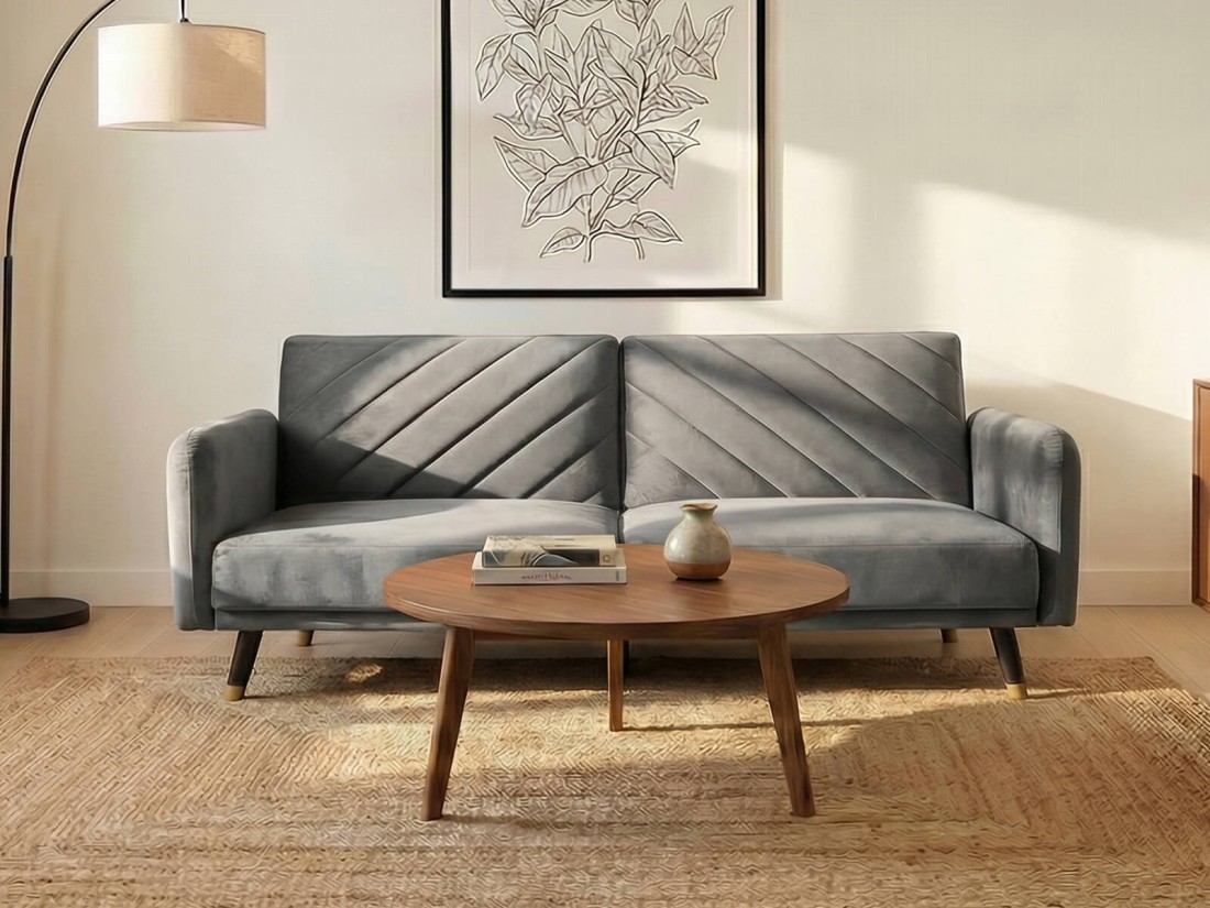 Kanapa rozkładana Polaris Bluvel 13 Szary