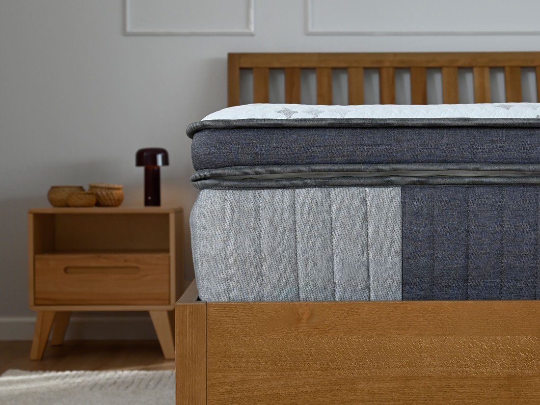 Materac kieszeniowy Premium 180x200 z pianką profilowaną i pianką lateksową Apollo