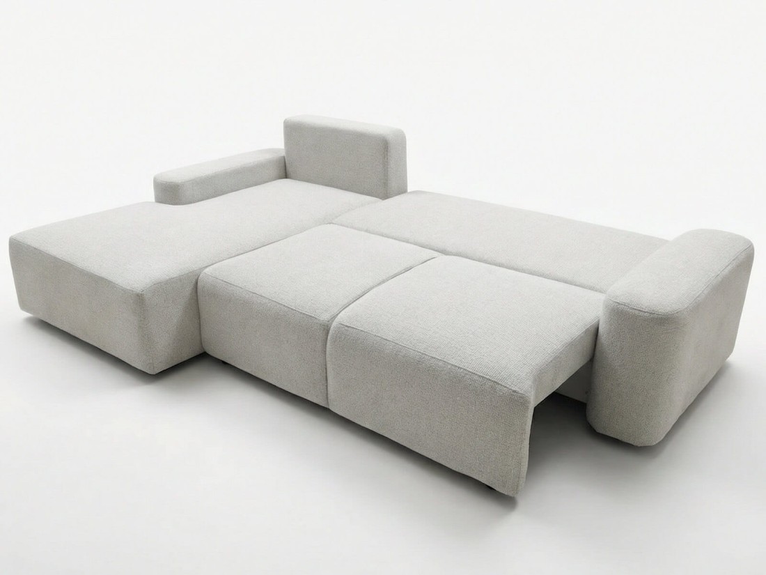 Narożnik rozkładany Rigel Noelle 01 Jasny Szary lewy