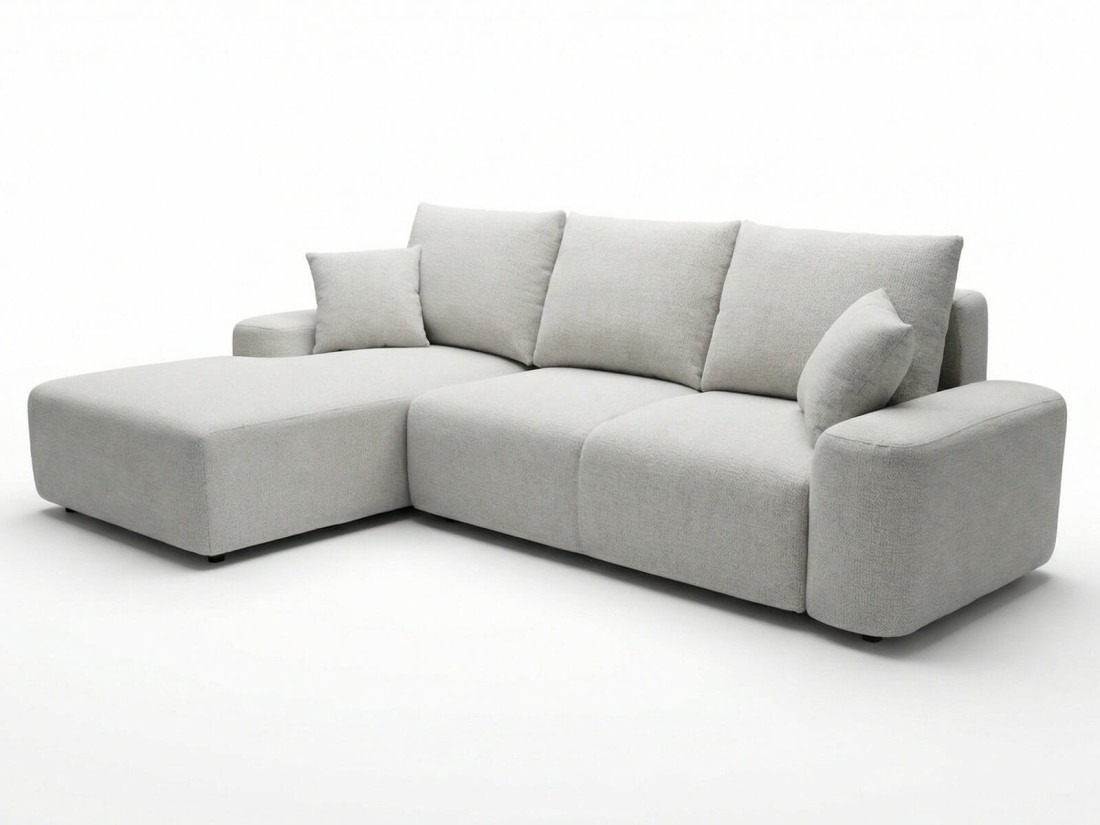 Narożnik rozkładany Rigel Noelle 01 Jasny Szary lewy