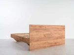 Łóżko lewitujące 120x200 DM2 z płyty meblowej dąb craft