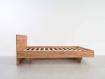 Łóżko lewitujące 120x200 DM2 z płyty meblowej dąb craft