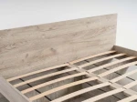 Łóżko lewitujące 120x200 DM2 z płyty meblowej dąb sonoma