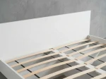 Łóżko lewitujące 180x200 DM2 z płyty meblowej białe