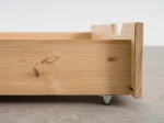 Sosnowa szuflada drewniana pod łóżko 98 cm