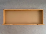 Sosnowa szuflada drewniana pod łóżko 150 cm olcha