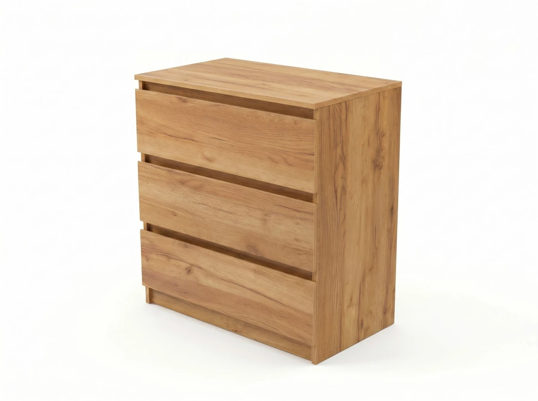 Komoda z szufladami 70x77cm 3S Fabio Dąb Craft