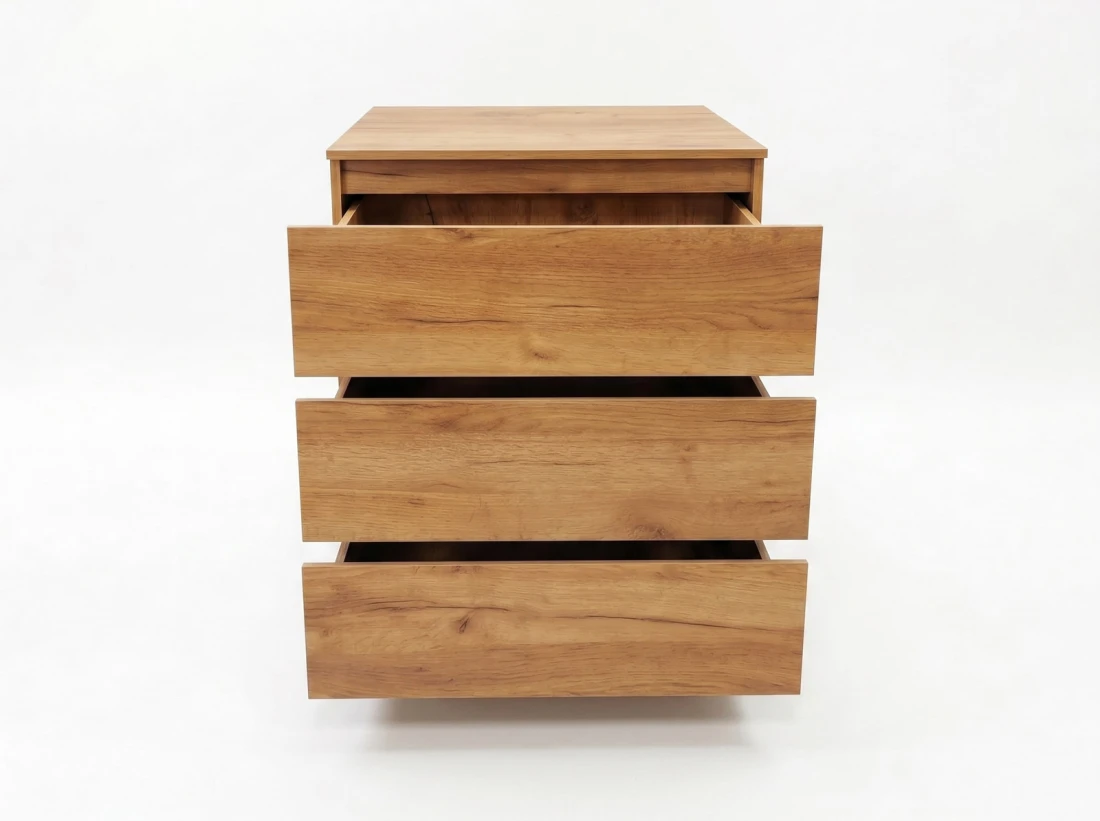 Komoda z szufladami 70x77cm 3S Fabio Dąb Craft
