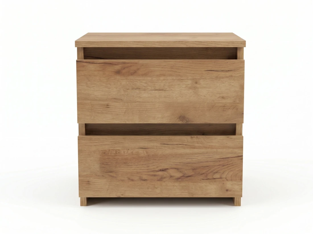 Szafka nocna z szufladami 40x40cm 2S Fabio Dąb Craft