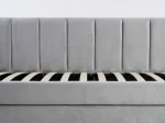 Tapczan dwuosobowy rozkładany z wysuwanym łóżkiem Dan 90x200 Bluvel 03 Szary