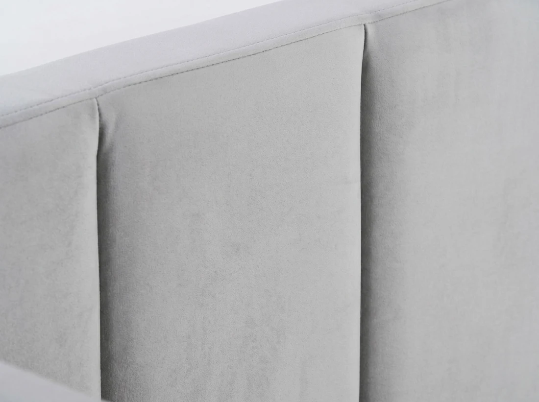 Tapczan dwuosobowy rozkładany z wysuwanym łóżkiem Dan 90x200 Bluvel 03 Szary