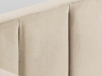 Tapczan dwuosobowy rozkładany z wysuwanym łóżkiem Dan 90x200 Bluvel 22 Beżowy