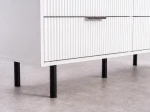 Komoda z szufladami 118x39 cm 6S Riff Biała