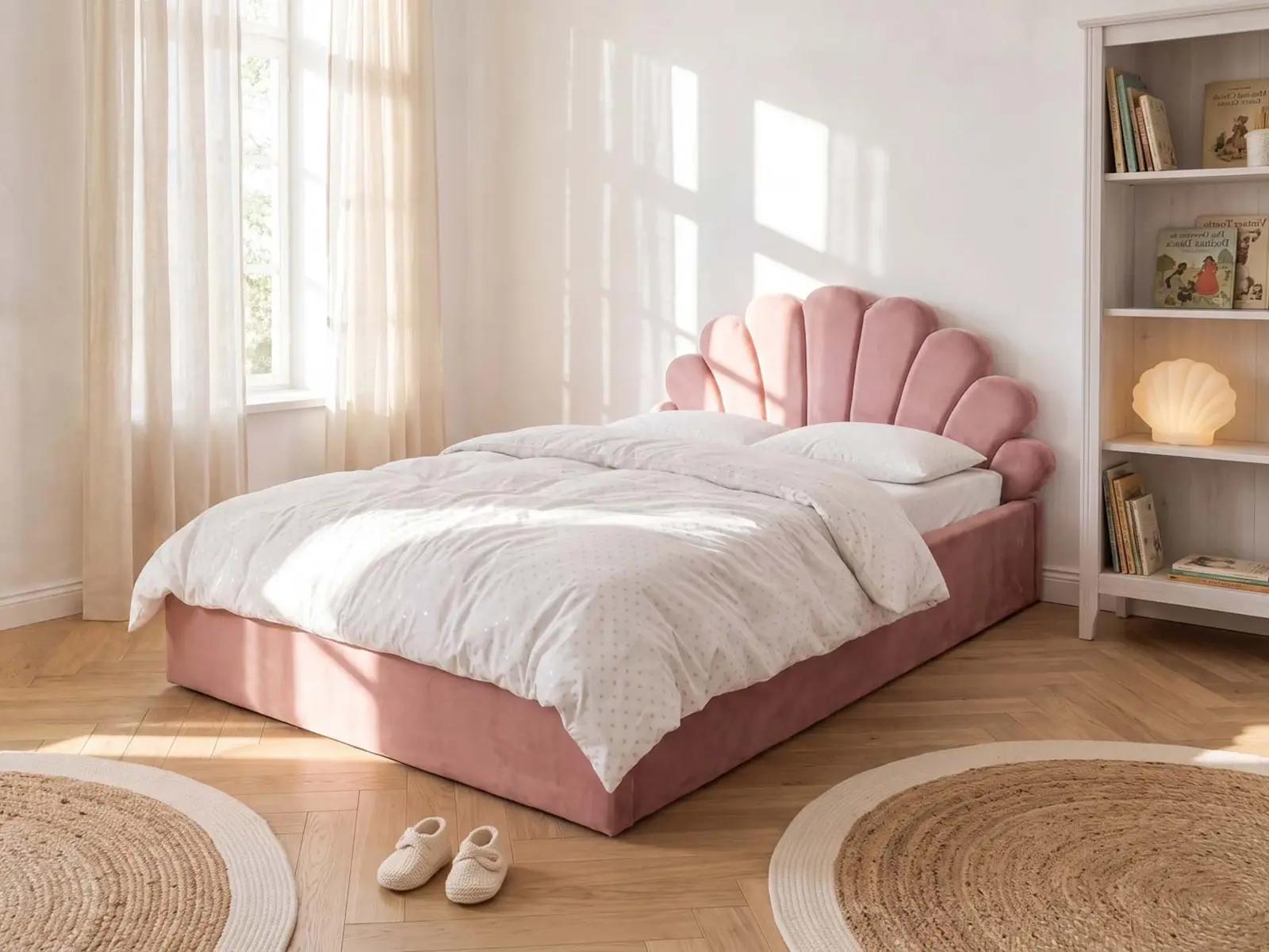 Łóżko tapicerowane Kids Line 3 z pojemnikiem 120x200