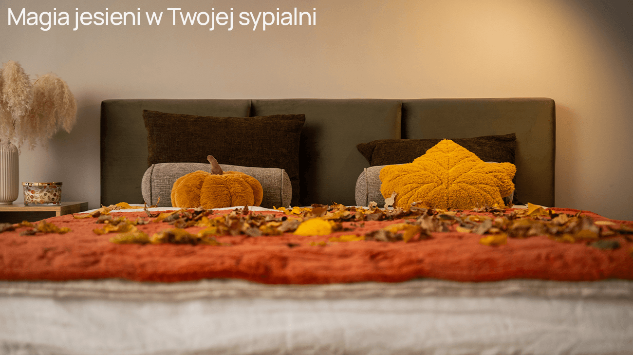 Magia jesieni w sypialni